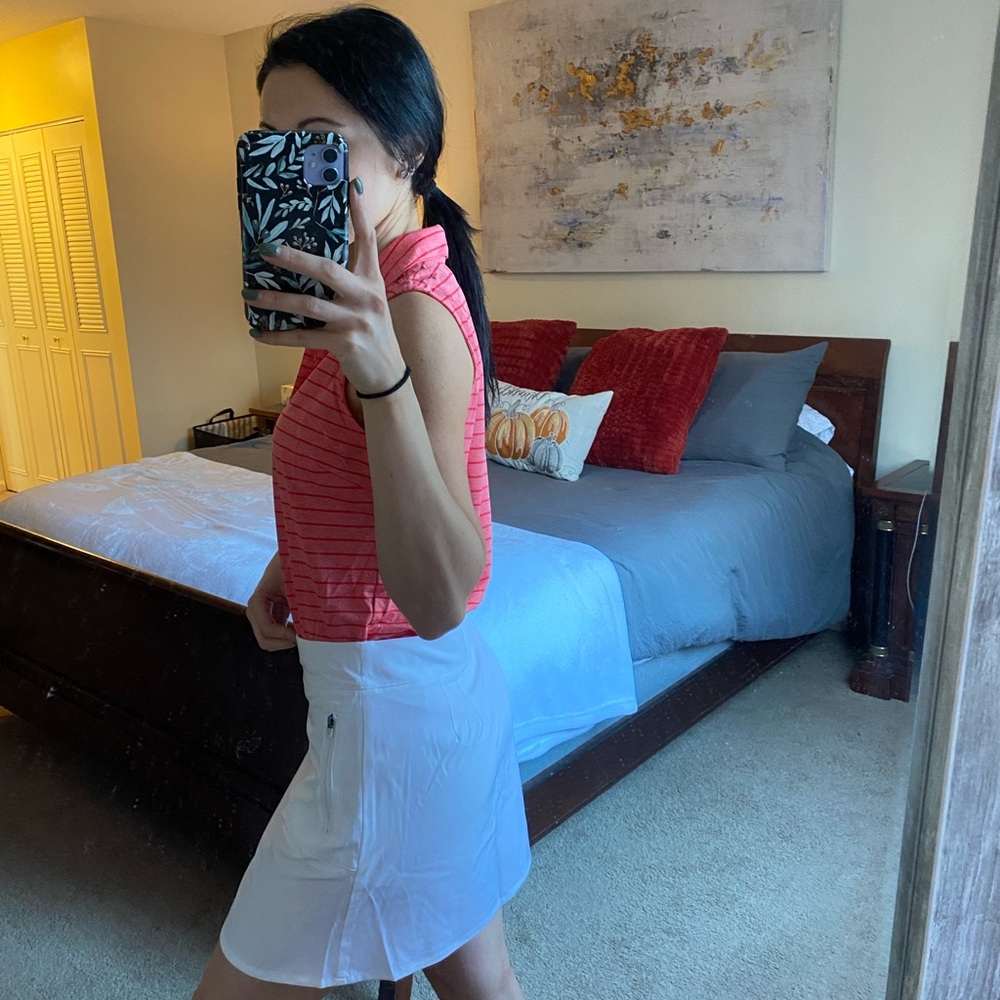 Puma Striped Golf Polo Tank
